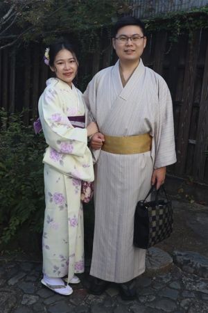 男性着物