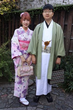 男性着物