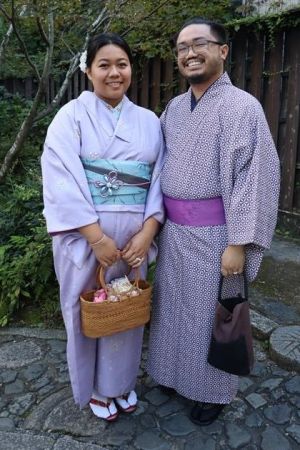 男性着物