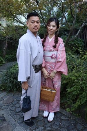 男性着物