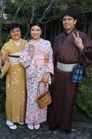 男性着物