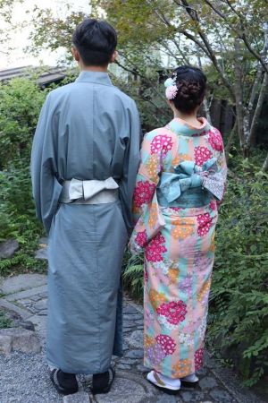 男性着物