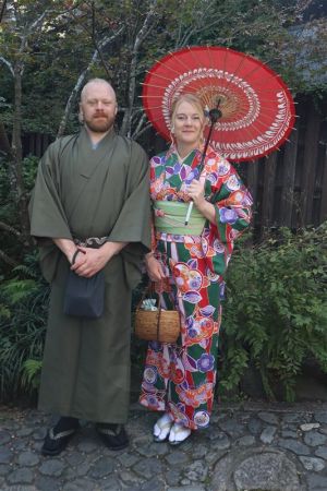男性着物