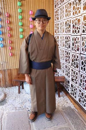 男性着物