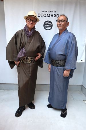 男性着物