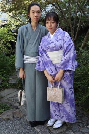 男性着物