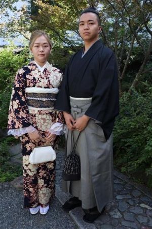 男性着物