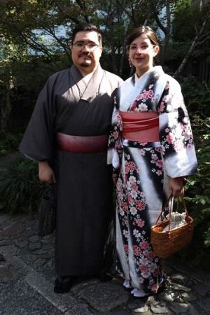男性着物