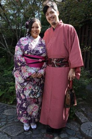 男性着物