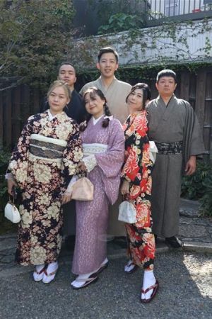 男性着物