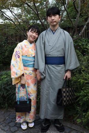 男性着物