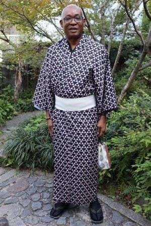 男性着物