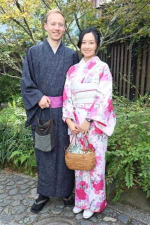 男性着物