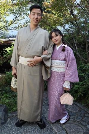 男性着物