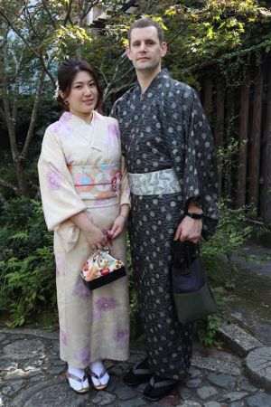 男性着物