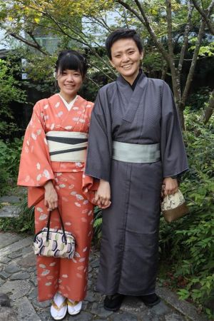 男性着物