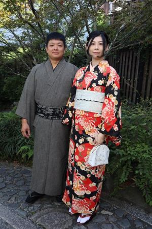 男性着物