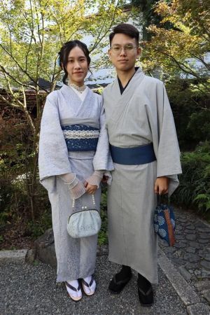 男性着物