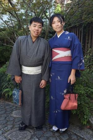 男性着物