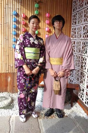 男性着物