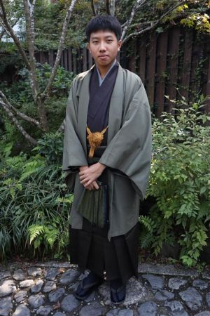 男性着物