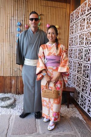 男性着物