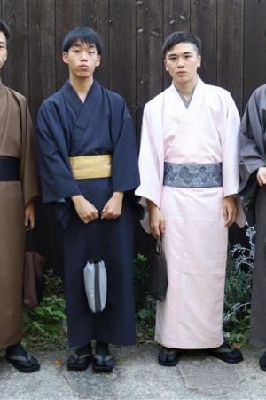 男性着物