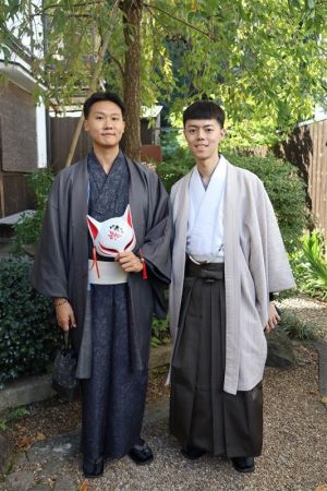 男性着物