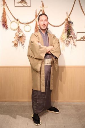 男性着物