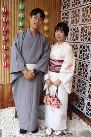 男性着物