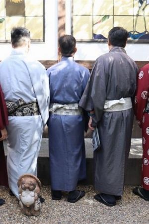 男性着物