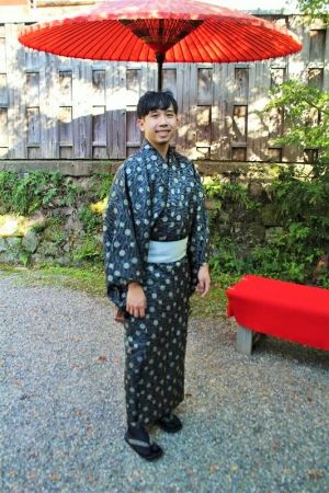 男性着物