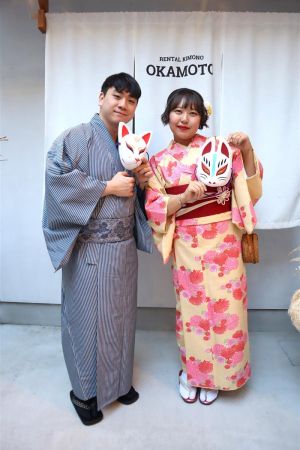 男性着物