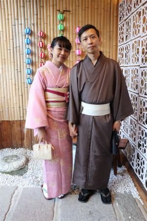 男性着物