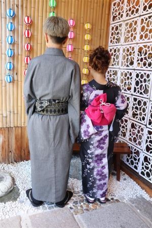 男性着物