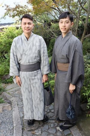 男性着物