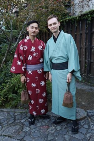 男性着物