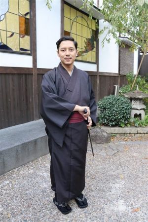 男性着物