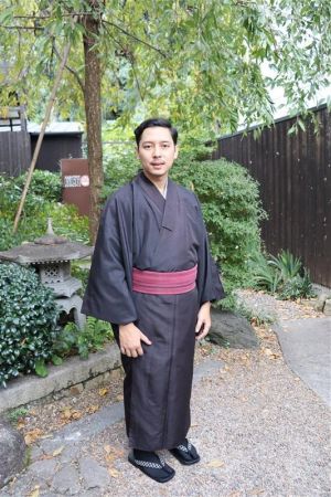 男性着物