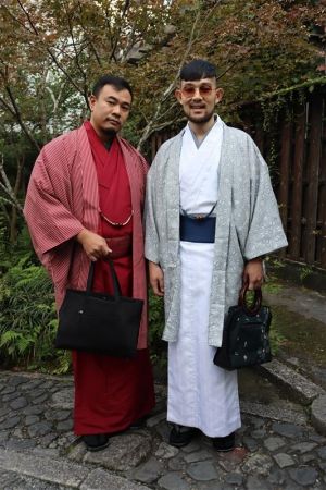 男性着物