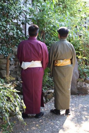 男性着物