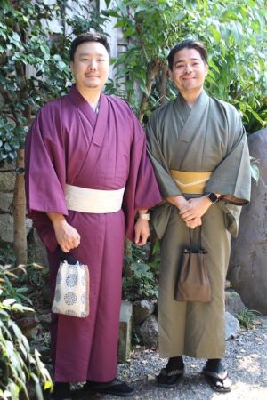 男性着物