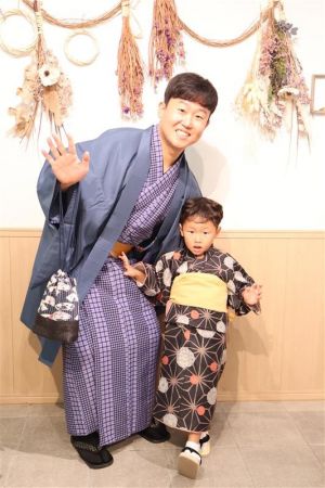 男性着物