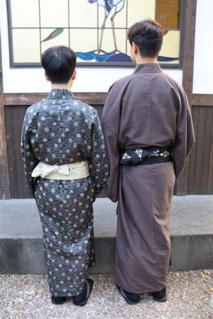 男性着物