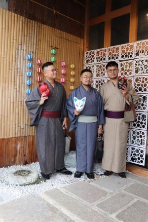 男性着物