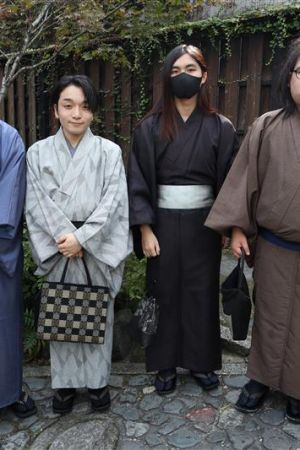 男性着物