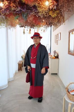 男性着物