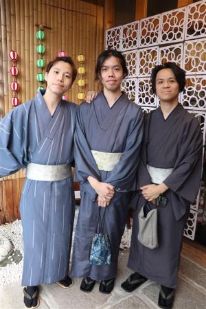 男性着物
