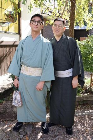 男性着物