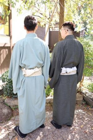 男性着物